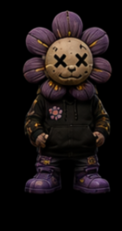 Broke But Flower official Misfit character