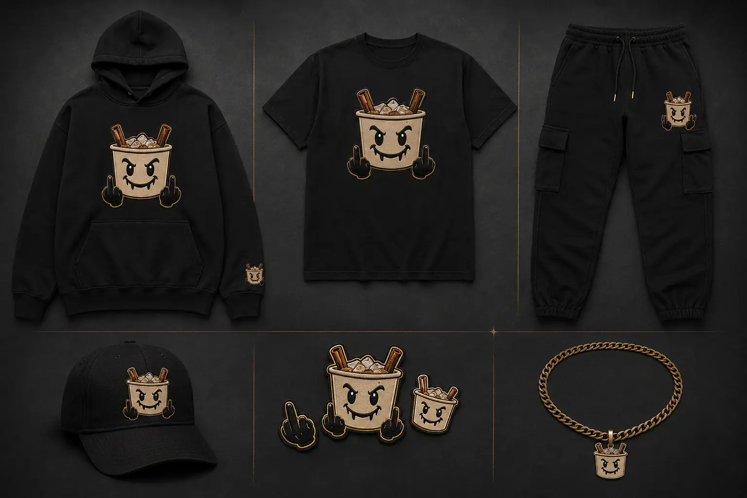 Horchata Fuckup six-piece founding apparel collection