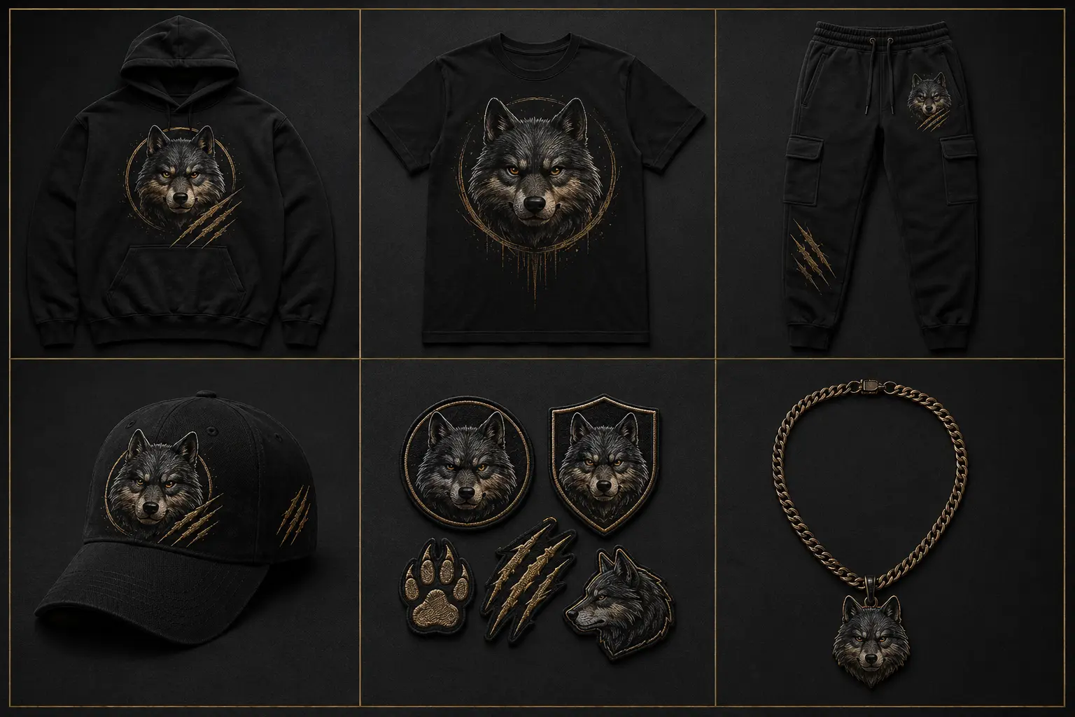 Lone Wolf six-piece founding apparel collection