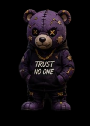 Trust No One Teddy official Misfit character
