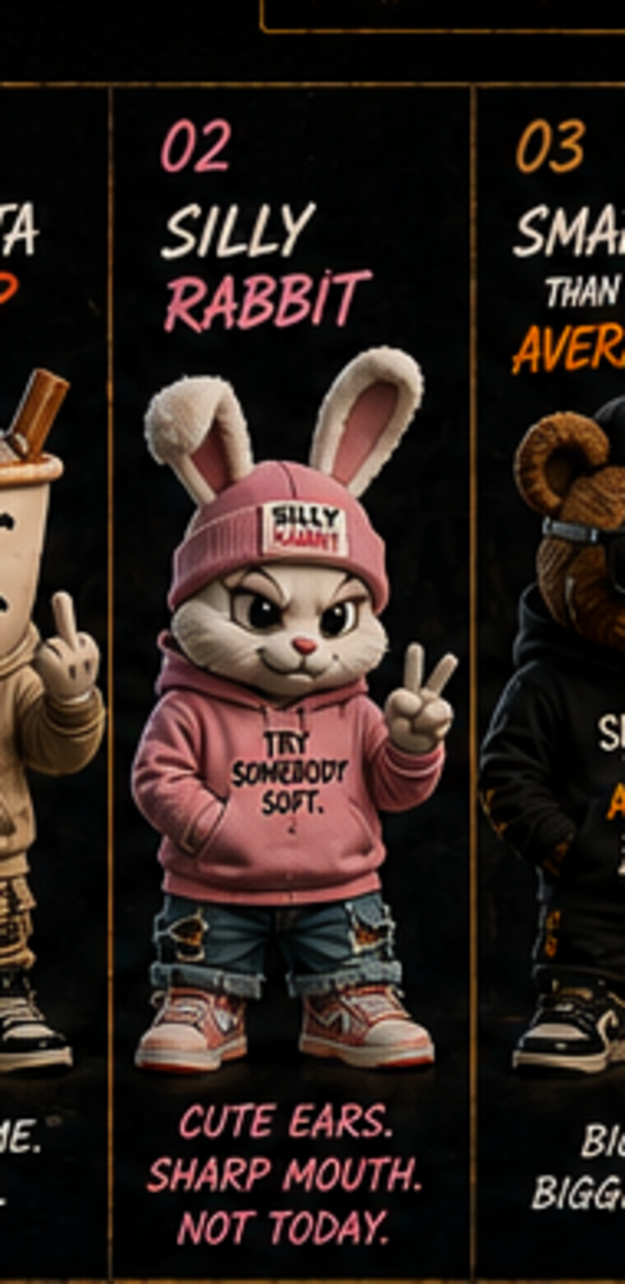 Silly Rabbit official Misfit character