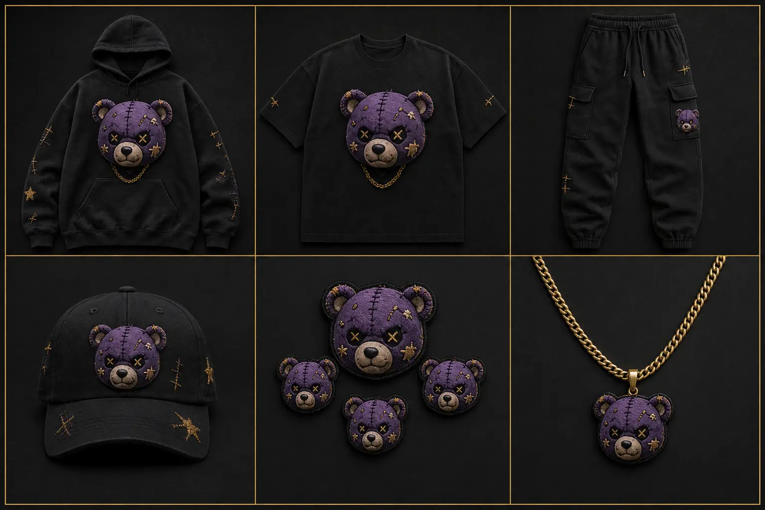 Trust No One Teddy six-piece founding apparel collection